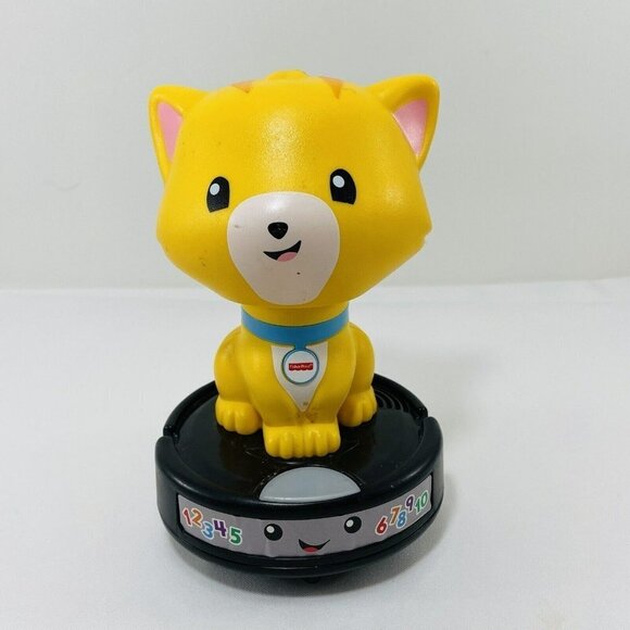 Fisher Price Baby Learning Toy Musical Cat Speaking Sound Counting Number Wheels - Picture 1 of 12
